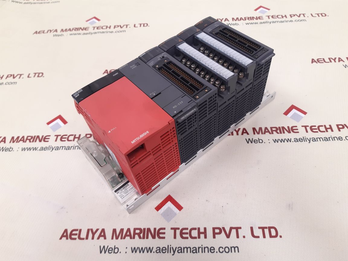 Mitsubishi Melsec Q61P,Q00Cpu,Qx42,Qy10,Qd75P4 Rack With Base Unit Q35B - Image 2