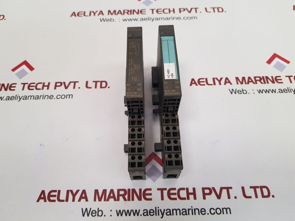 Siemens 6es7 138-4dc00-0ab0 positioning module with 6es7 193-4cb30-0aa0 base
