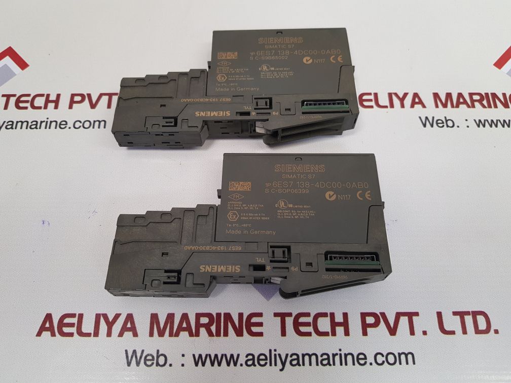 Siemens 6es7 138-4dc00-0ab0 positioning module with 6es7 193-4cb30-0aa0 base - Image 2
