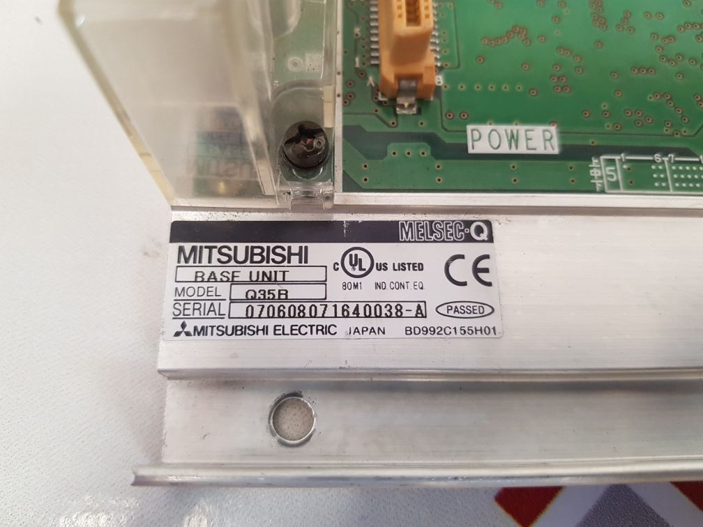 Mitsubishi melsec-q q35b base unit 645g51a h h - Image 5