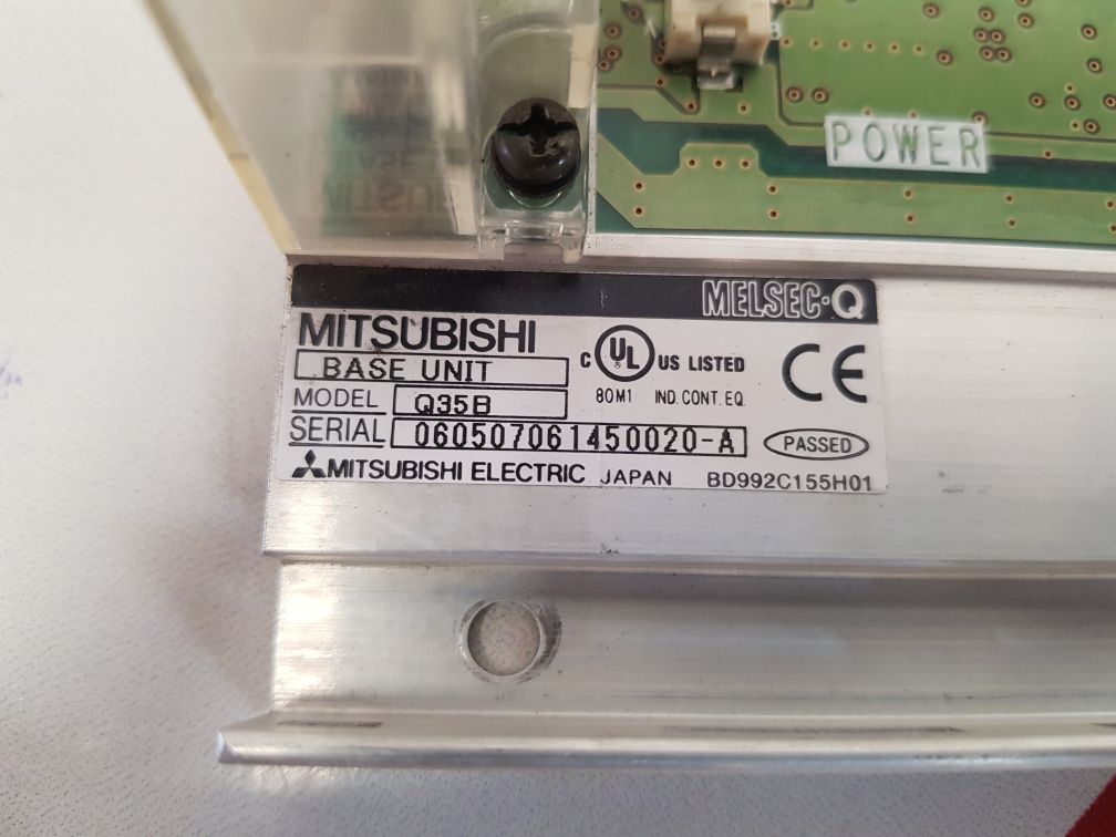 Mitsubishi electric melsec-q q35b base unit 645g51a e e - Image 6