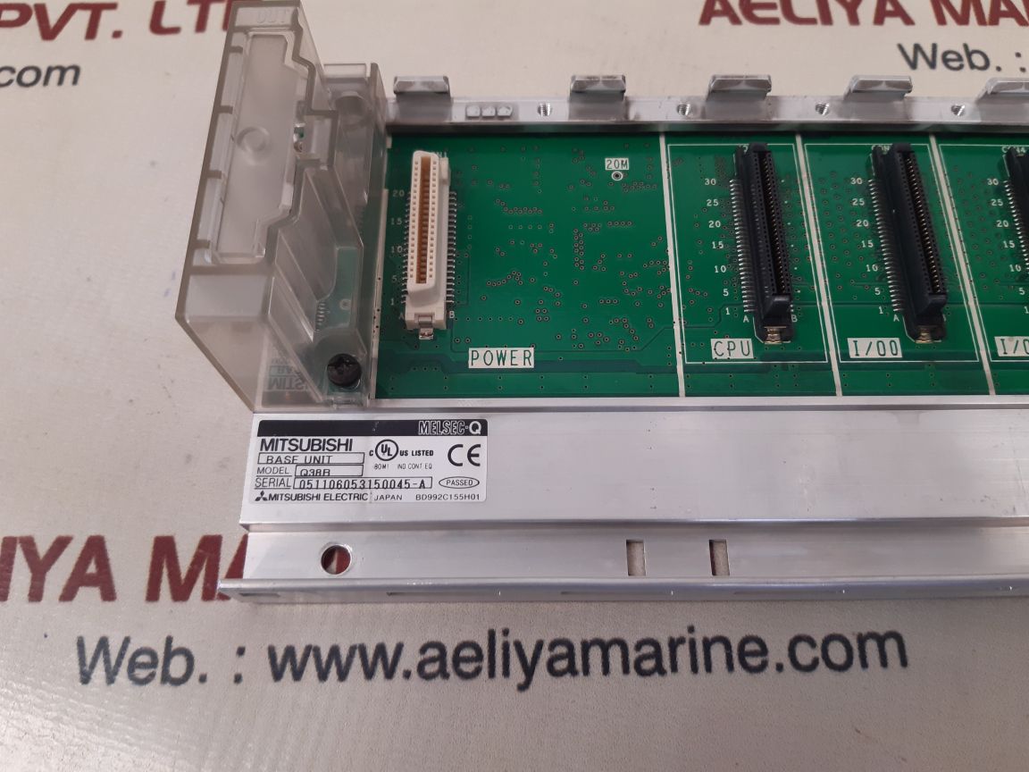 Mitsubishi Melsec-q Q38B Base Unit 646G51A D D - Image 4
