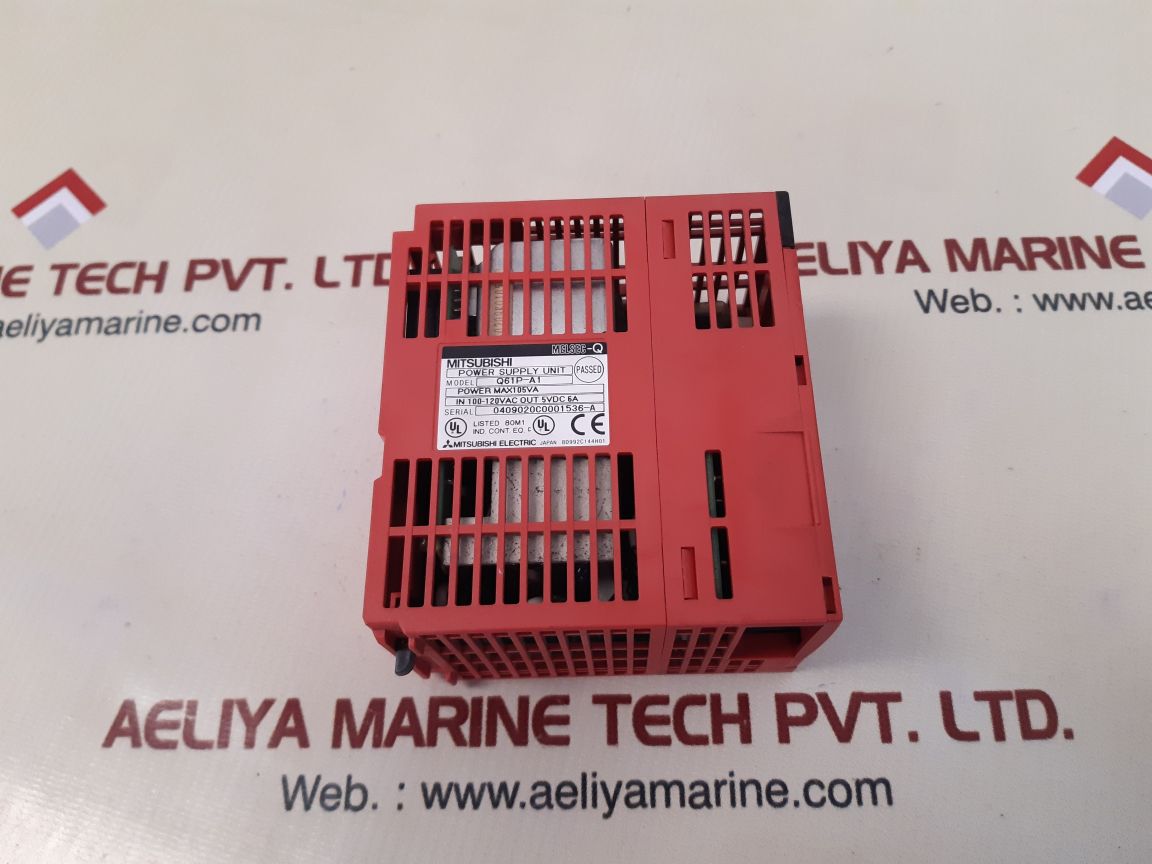 Mitsubishi Q61P-a1 Power Supply Unit 100-120Vac 50/60Hz - Image 2