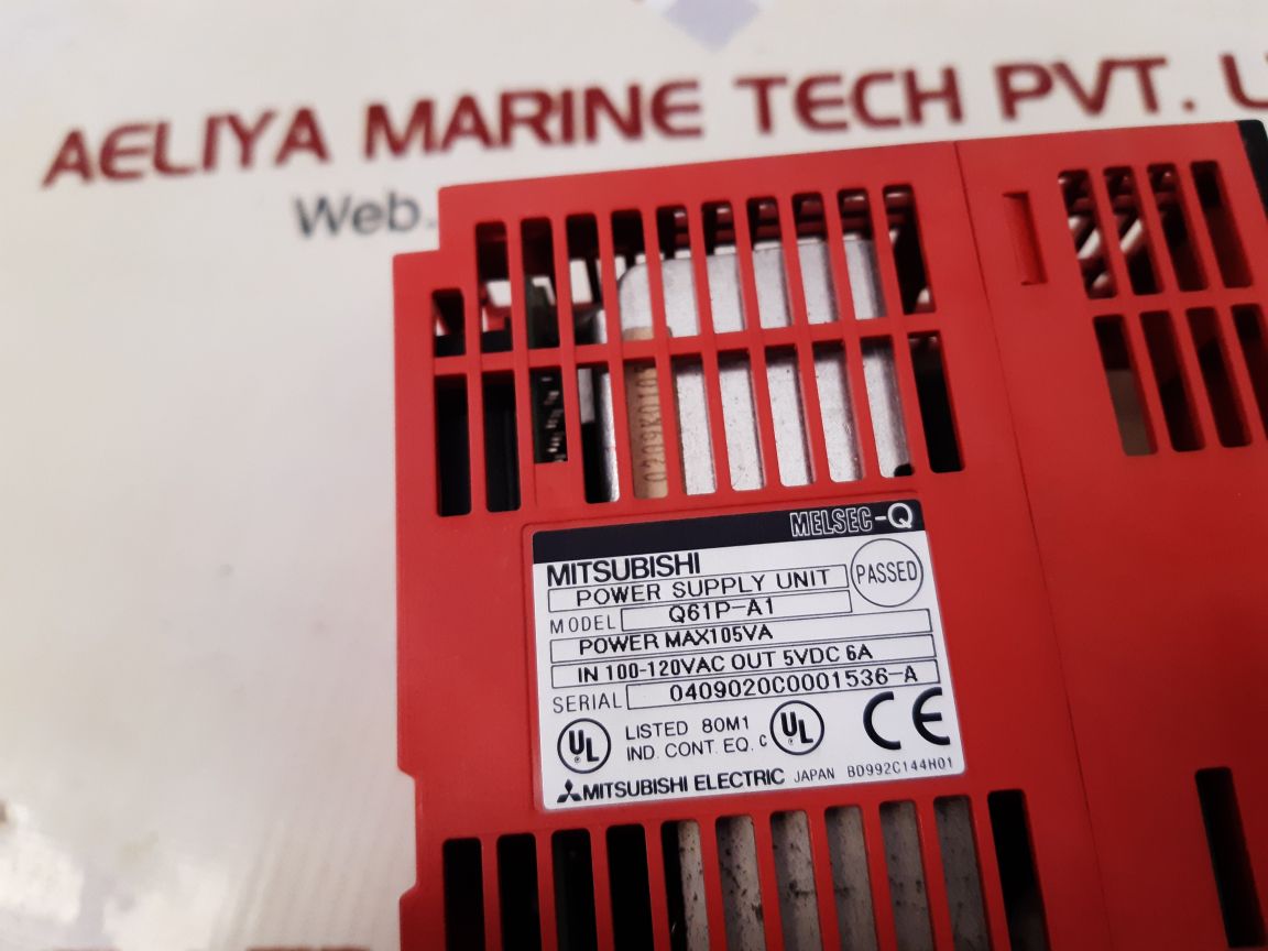 Mitsubishi Q61P-a1 Power Supply Unit 100-120Vac 50/60Hz - Image 6