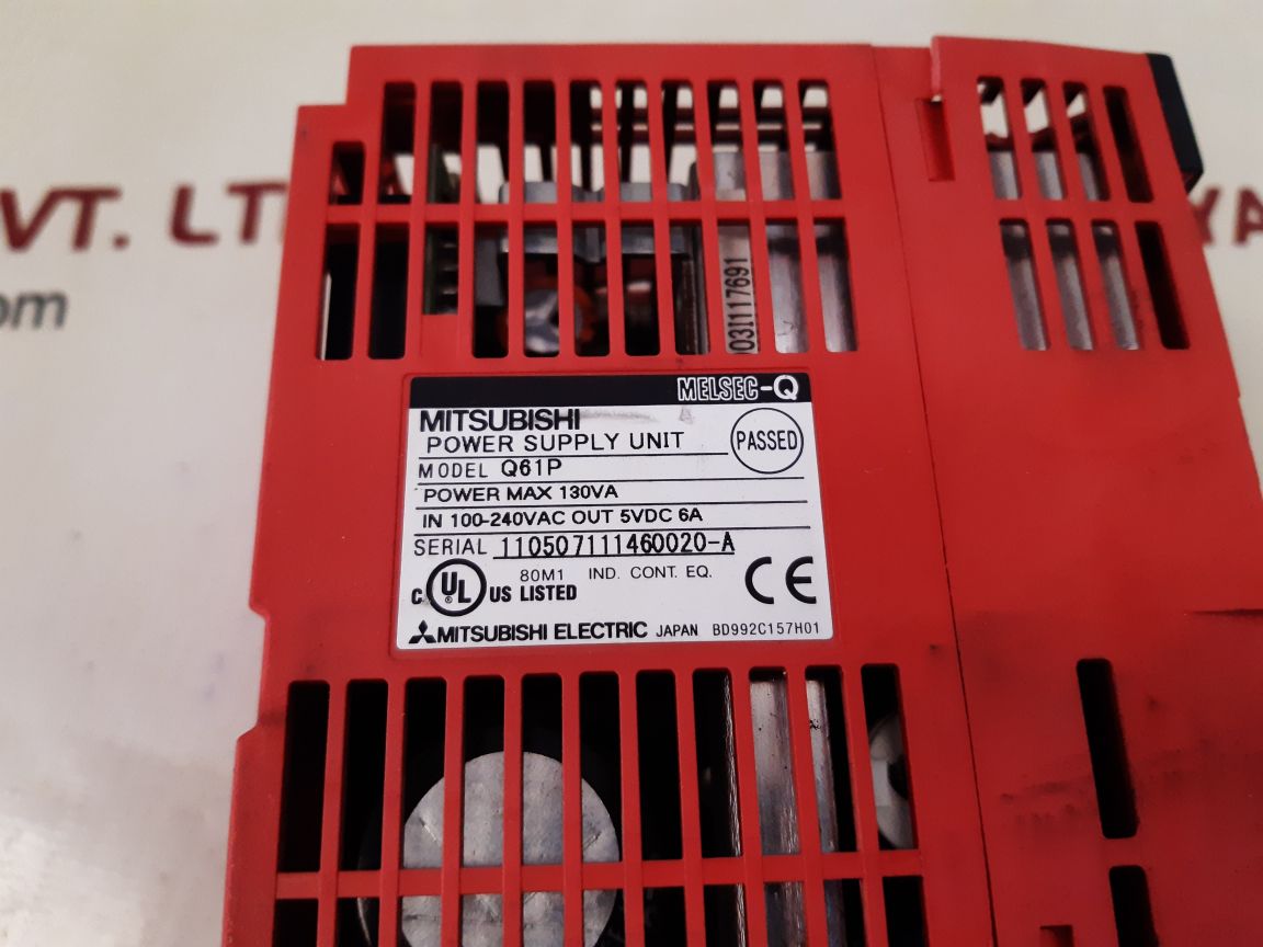 Mitsubishi Q61P Plc Q Series Power Supply 100-240 V Ac Input 5 V Dc 6 A Output - Image 6