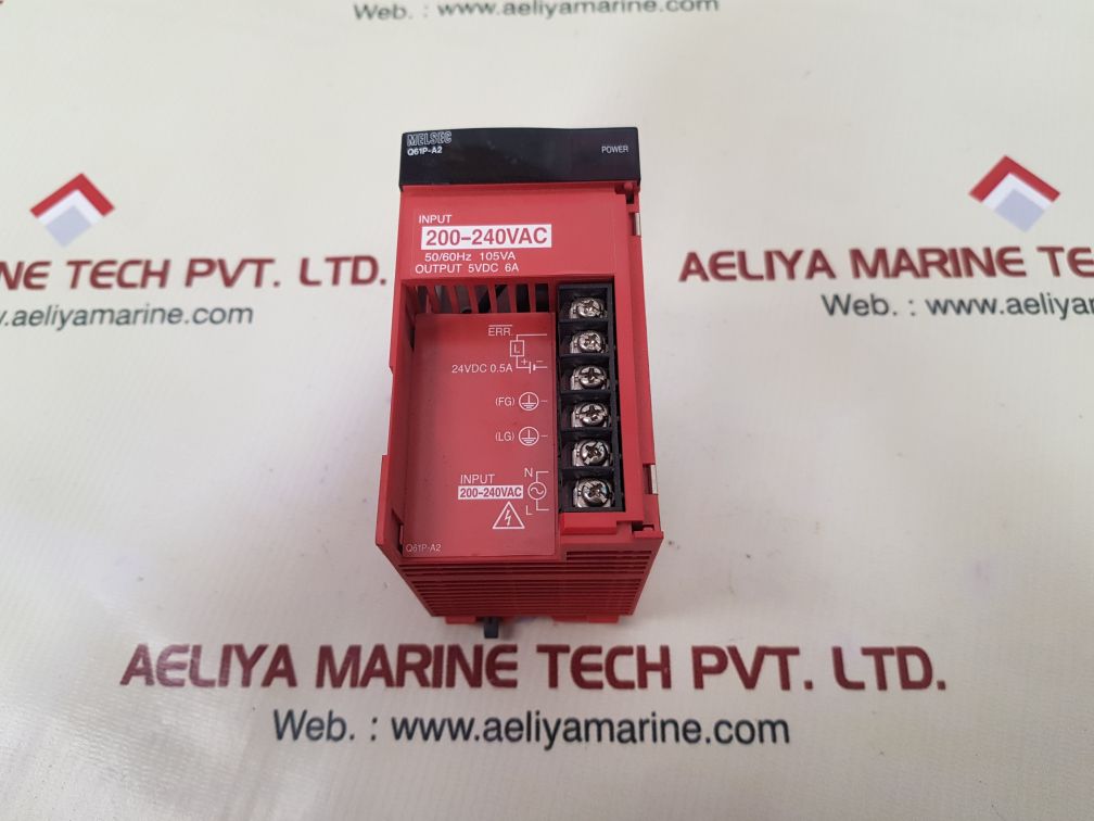 Mitsubishi Q61P-a2 Power Supply Unit 200-240Vac - Image 2