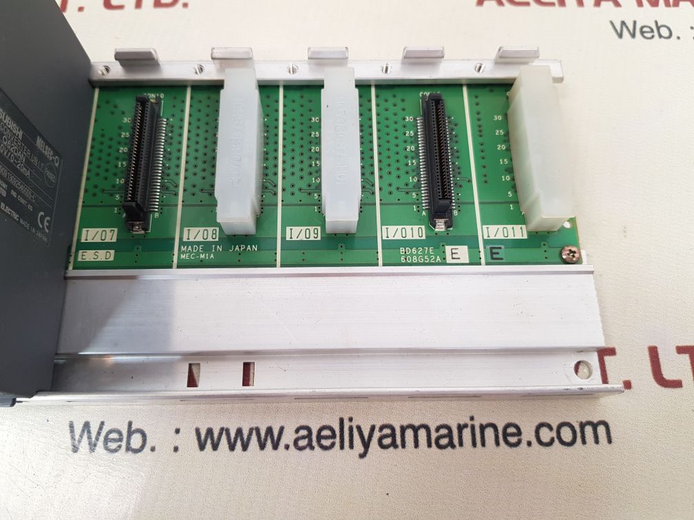 Mitsubishi Melsec Q61P-a2,Q06Hcpu,Qj61Bt11N,Qj71C24,Qj71Lp21-25 Module Rack - Image 2