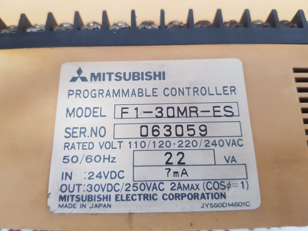 Mitsubishi electric melsec f1-30mr-es programmable controller - Image 8