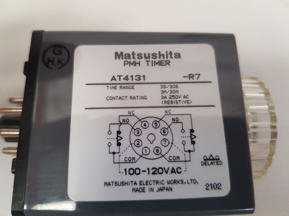Matsushita At4131 -r7 Pmh Timer 3A 250Vac - Image 7