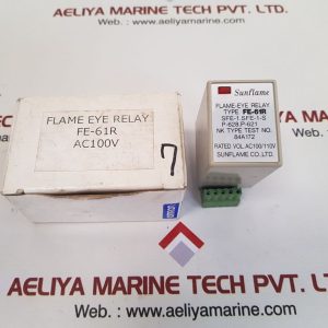 Sunflame fe-61r flame-eye relay 110v used