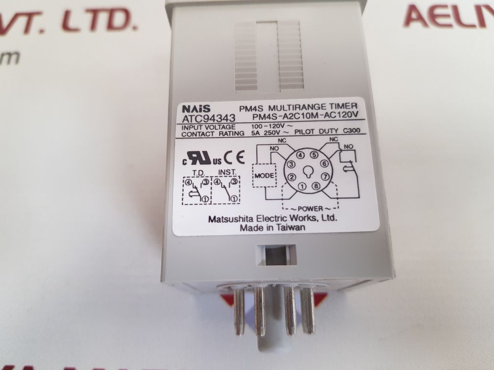 Matsushita pm4s-a2c10m-ac120v multirange timer atc94343 - Image 5