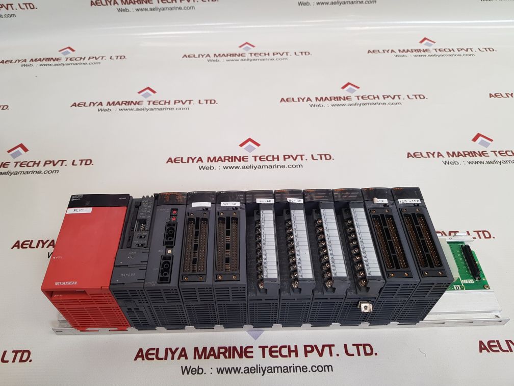 Mitsubishi Melsec-q Q61P-a1,Qj71Lp21-25,Qx42,Q68Adv,Qy42P Module Rack 24Vdc