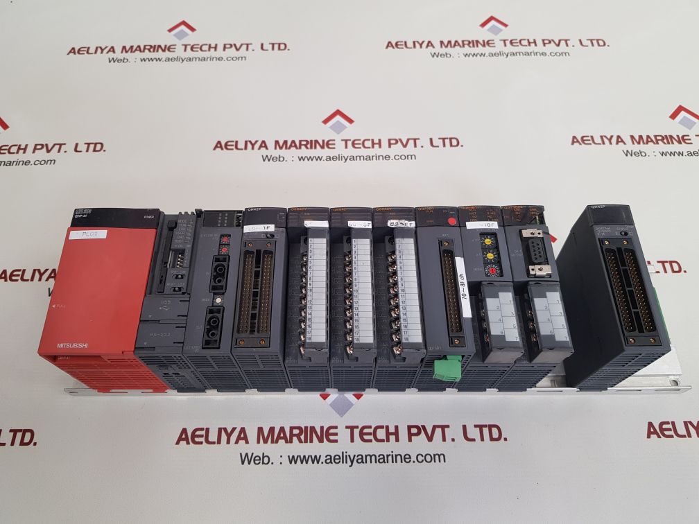 Mitsubishi Melsec Q61P-a1,Qj71Lp21-25,Qh42P,Q68Adv,Qd75D1 Module Rack