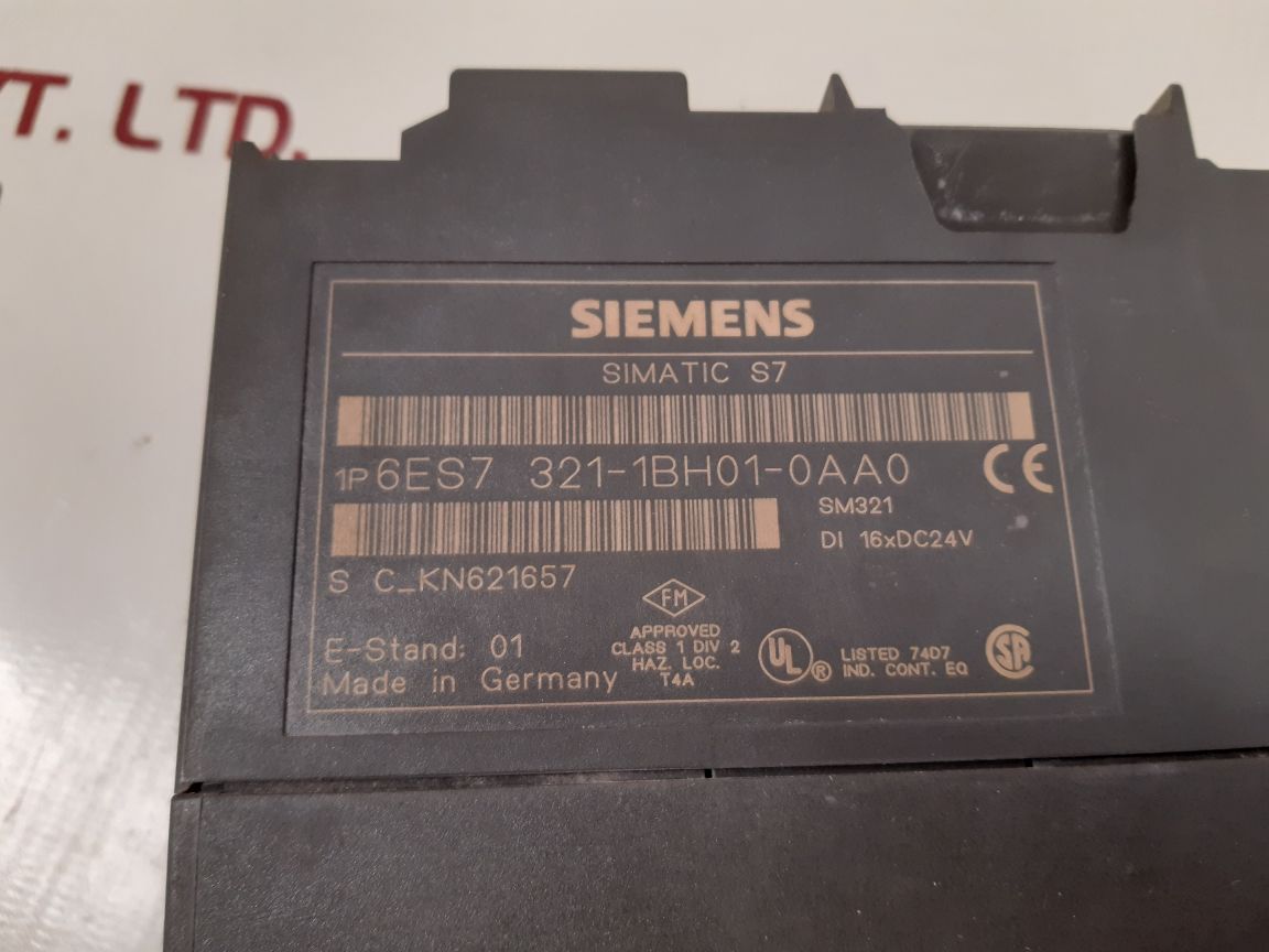 Siemens simatic s7 6es7 321-1bh01-0aa0 digital input module - Image 3