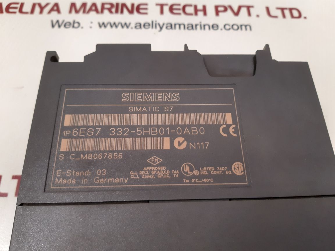 Siemens 6es7 332-5hb01-0ab0 simatic s7 analog output module - Image 3