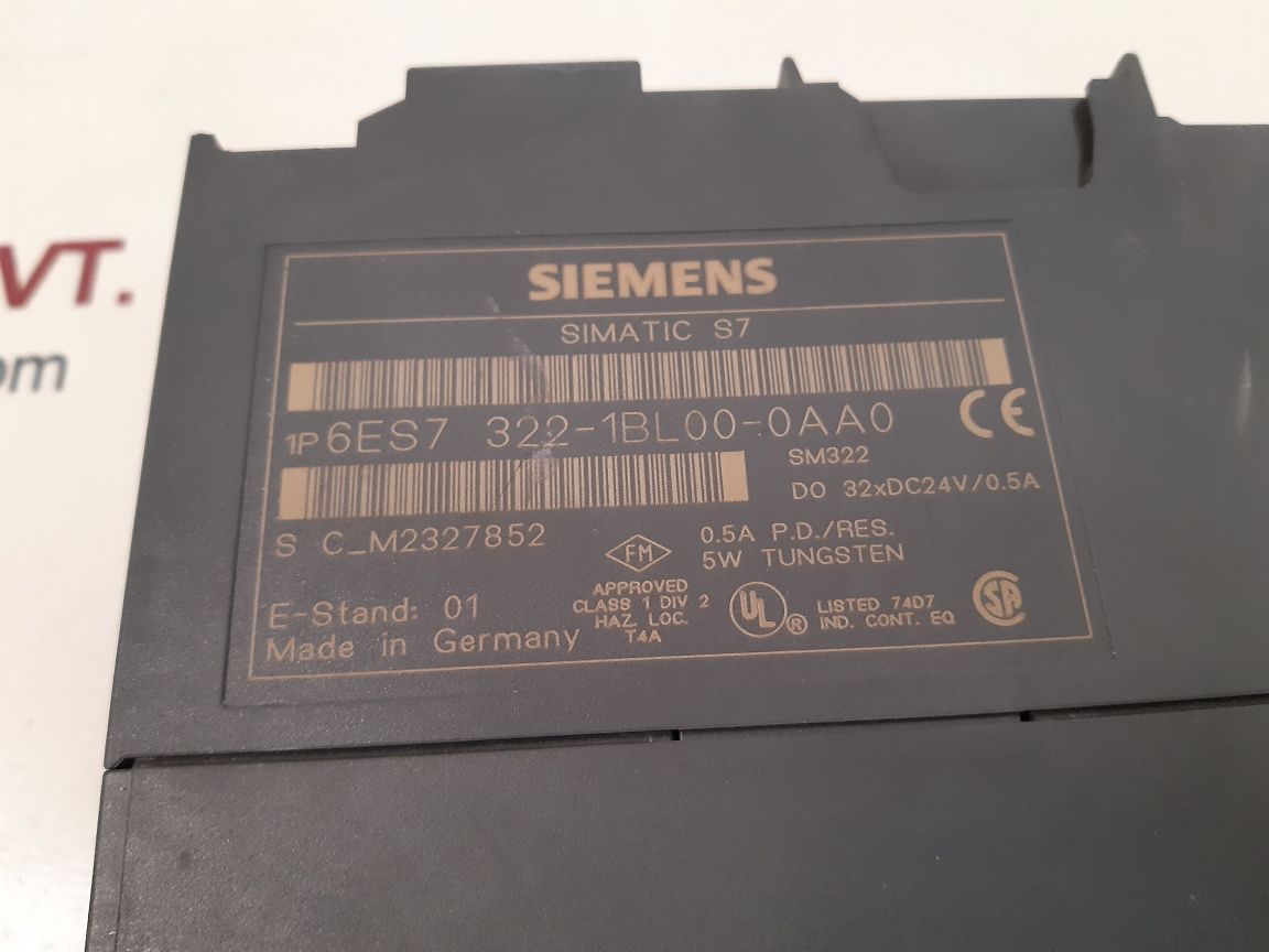Siemens simatic s7 6es7 322-1bl00-0aa0 output module e-stand: 1 - Image 3