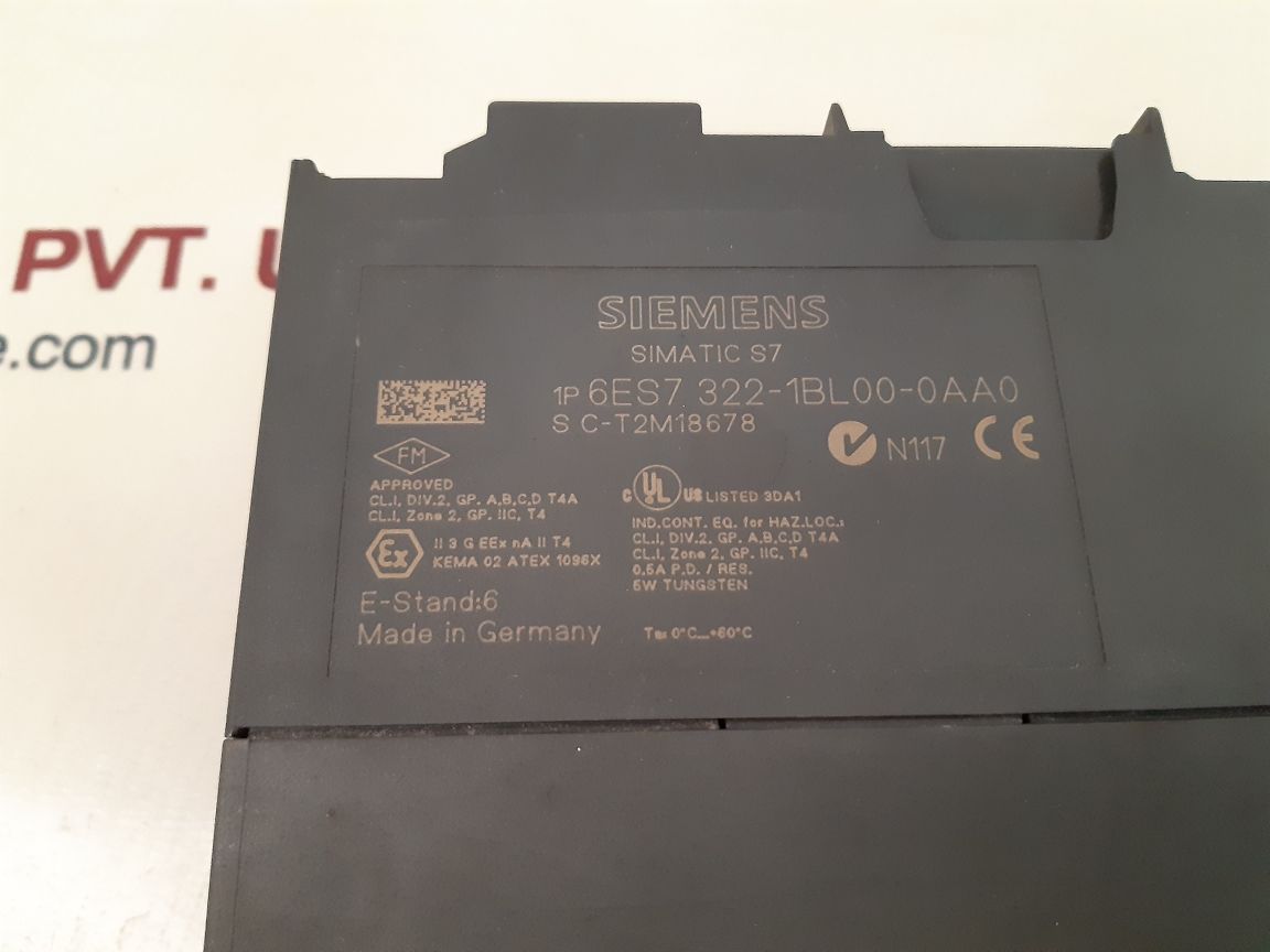 Siemens 6es7 322-1bl00-0aa0 simatic s7 output module - Image 3