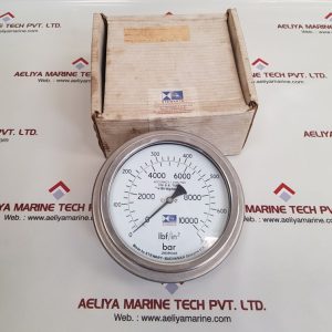 Stewarts 316 S.S.Tube And Socket Pressure Gauge 0-10000 0-700 Bar