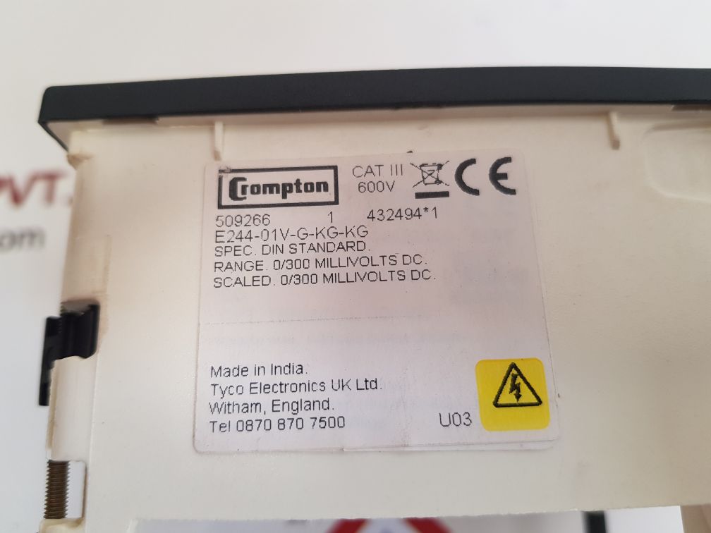 Crompton E244-01V-g-kg-kg Panel Meter 600V - Image 5