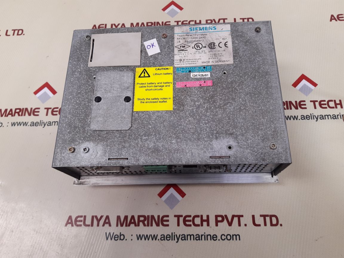 Siemens simatic tp27 6av3627-1nk00-2ax0 mono touch screen panel - Image 4
