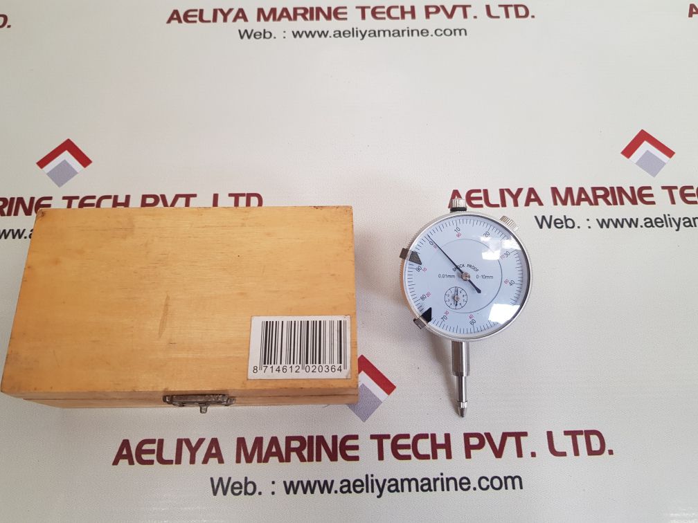 Shock proof 0.01mm 0-10mm dial indicator gauge