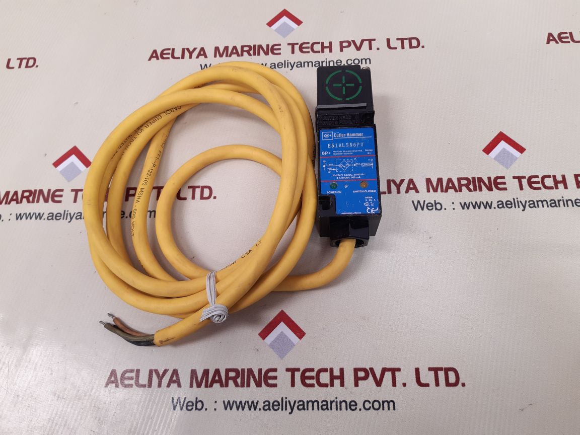 Cutler-hammer e51als66pu inductive proximity sensor Used