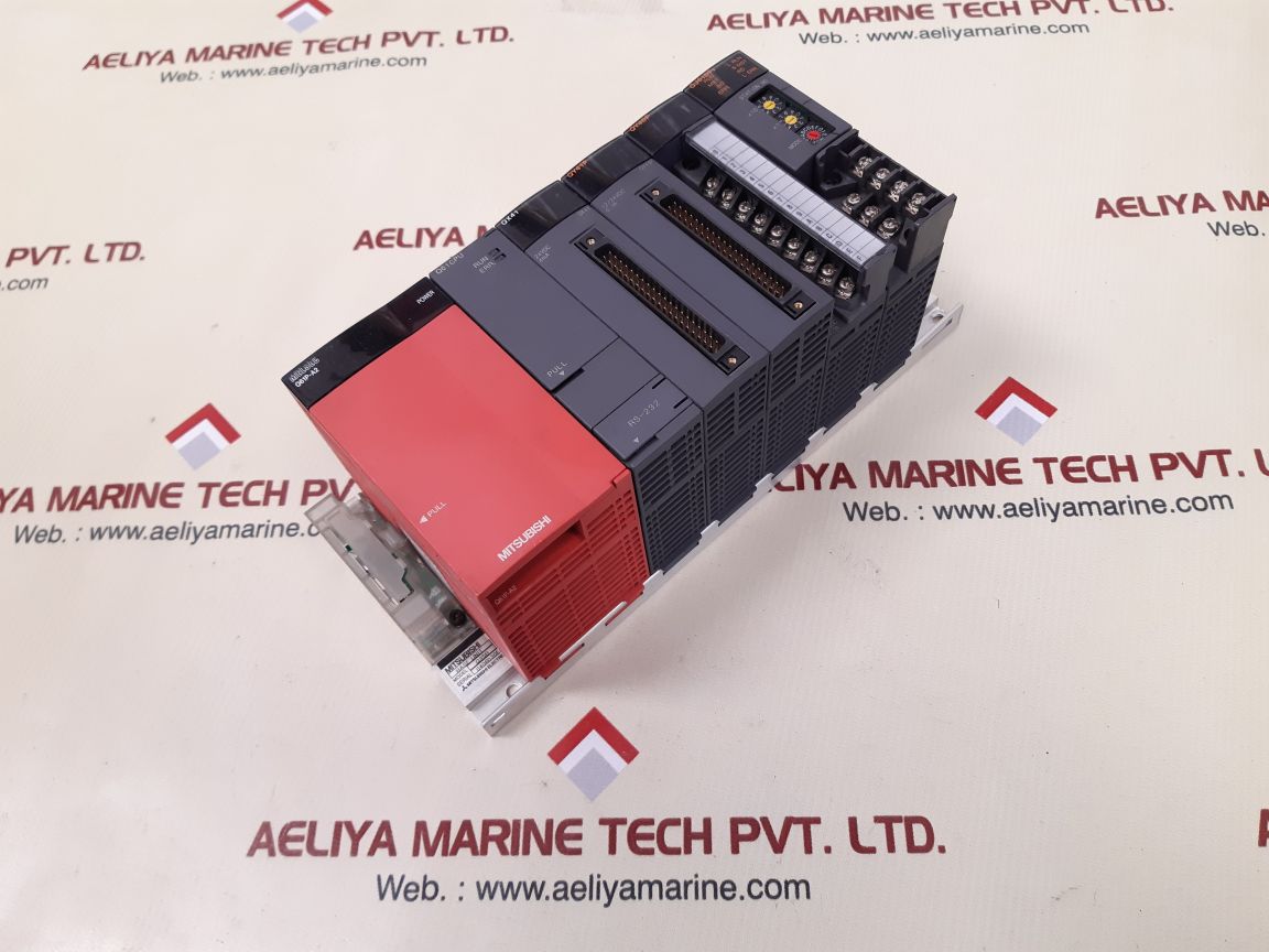 Mitsubishi melsec q61p-a2,q01cpu,qx41,qy41p,qy40p,qj61bt1 module rack - Image 9