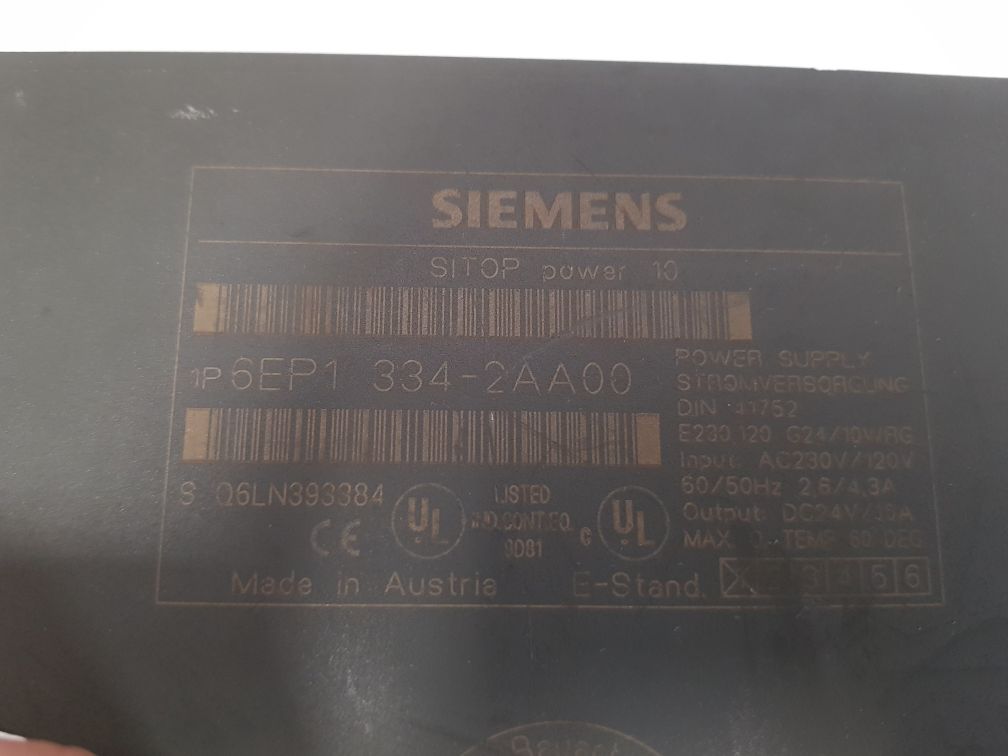 Siemens 6ep1 334-2aa00 sitop power 10 power supply - Image 6
