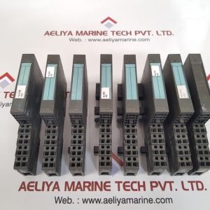 Siemens simatic s7 6es7 135-4fb00-0ab0 output module with 6es7 193-4cb30-0aa0