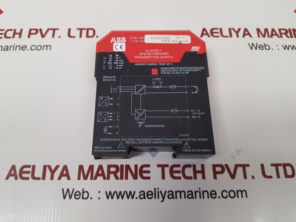 Abb ghg 124 3111d1006 transmitter supply - Image 3