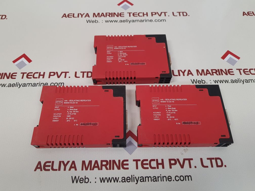 Stahl M304/10-23-10 Ma-isolating Repeater 20-35 Vdc - Image 2