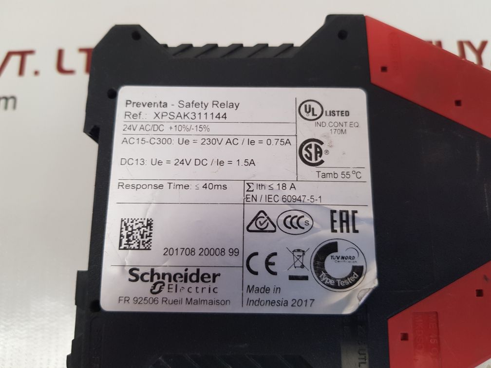 Schneider electric xps-ak safety relay xpsak311144 - Image 7