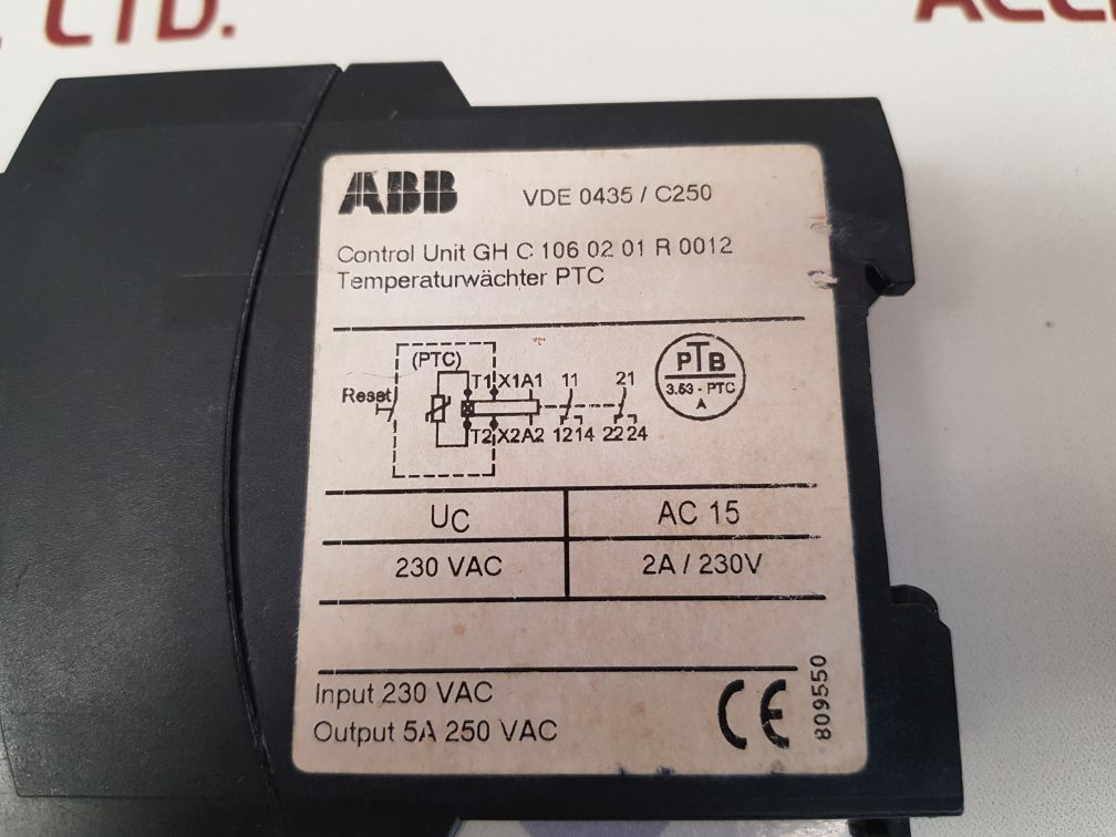 Abb c 106.02 thermistor control unit - Image 7