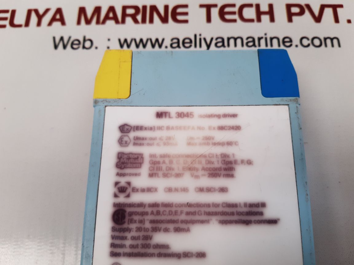 Measurement Technology Mtl 3045 Isolating Driver 20 To 35V Dc - Image 6