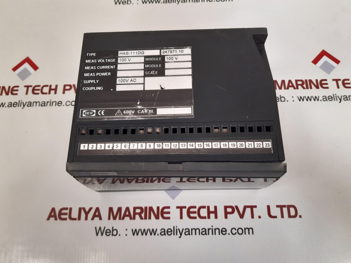 Deif Has-111Dg Synchronization & Circuit Breaker Closing 100V Ac - Image 3