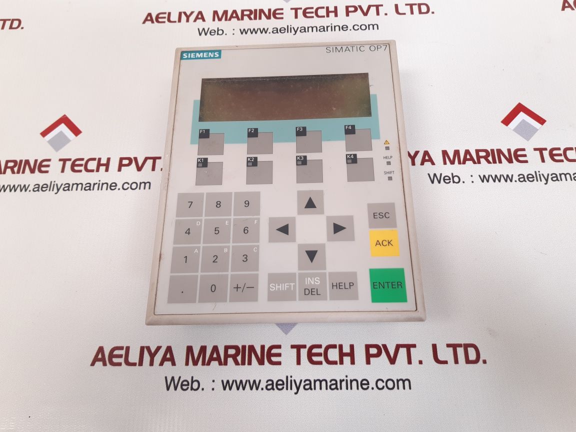 Siemens simatic op7 6av3 607-1jc20-0ax1 operator panel op 7-dp membrane keypad