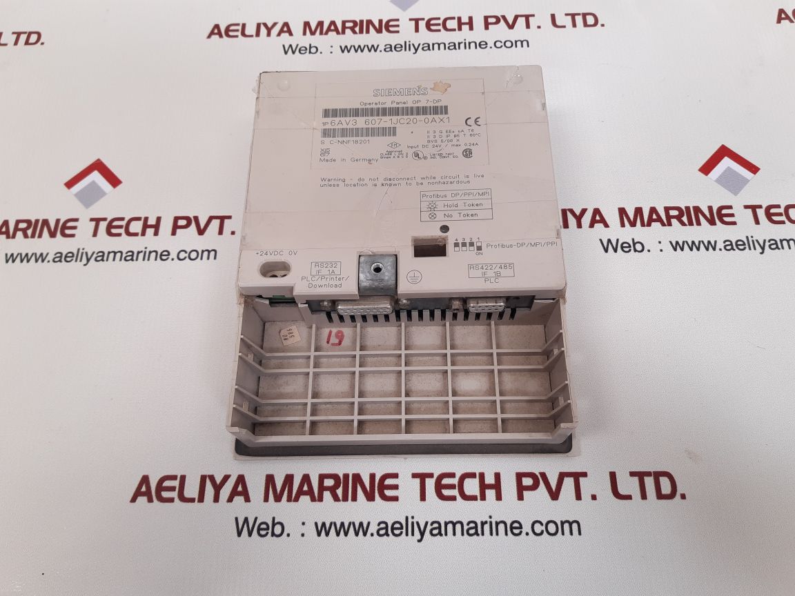 Siemens simatic op7 6av3 607-1jc20-0ax1 operator panel op 7-dp membrane keypad - Image 3