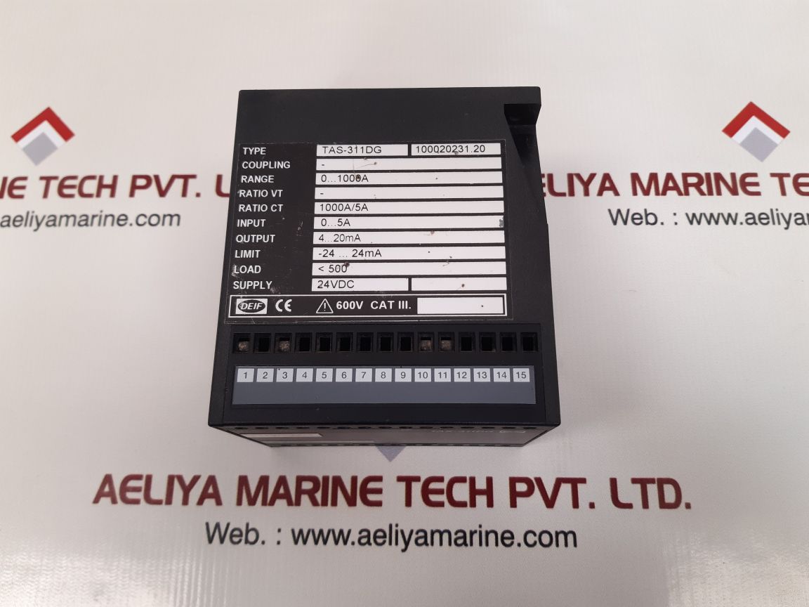 Deif tas-311dg control panel signal transmitter 0...1000a - Image 3