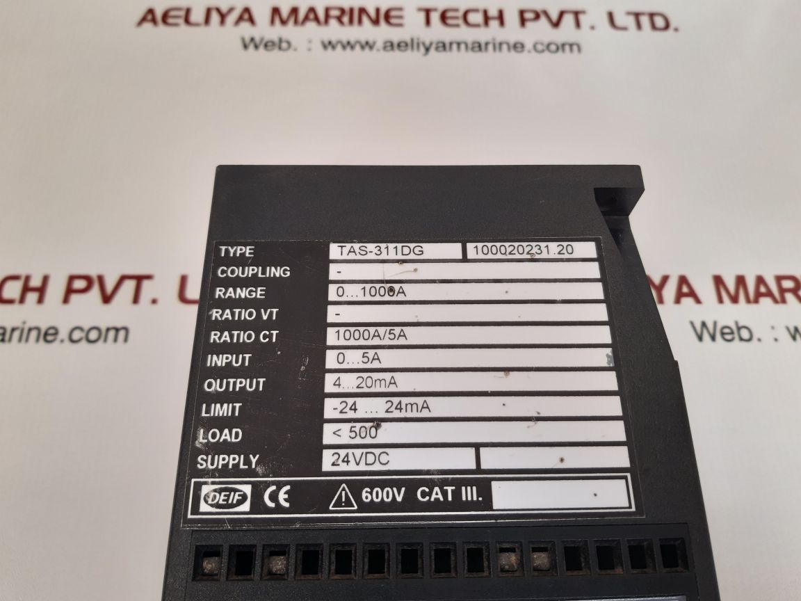 Deif tas-311dg control panel signal transmitter 0...1000a - Image 4