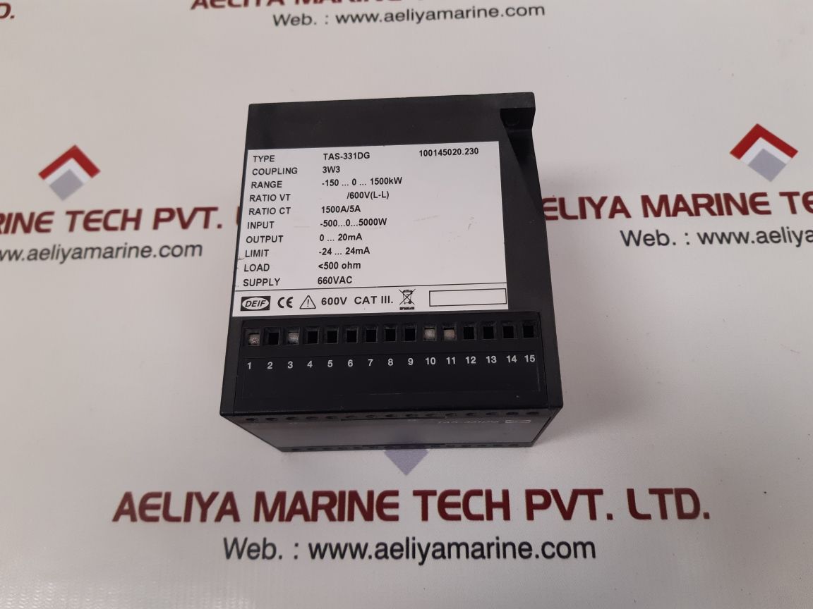 Deif tas-331dg power transducer 100145020.230? - Image 5