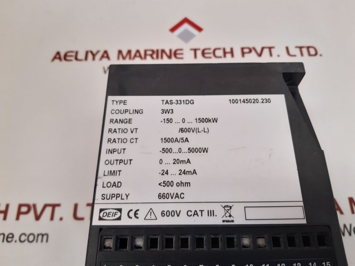 Deif tas-331dg power transducer 100145020.230? - Image 6