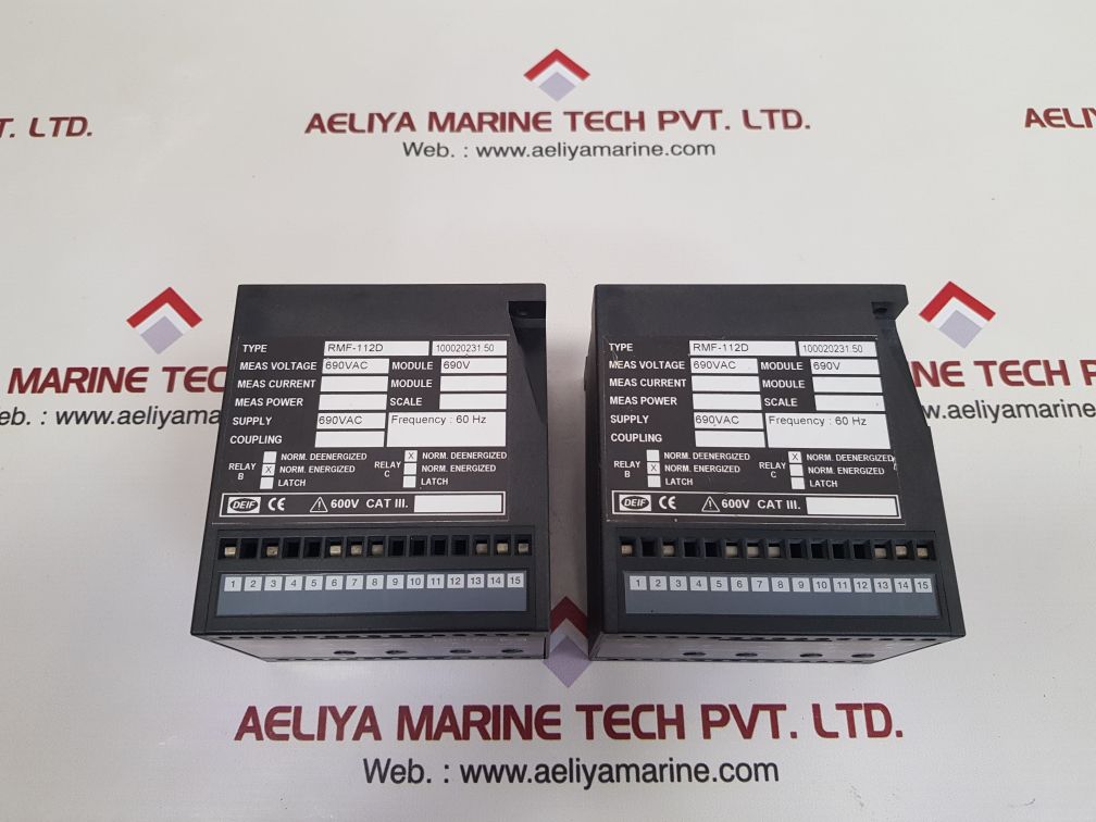 Deif rmf-112d frequency relay 100020231.50 - Image 2