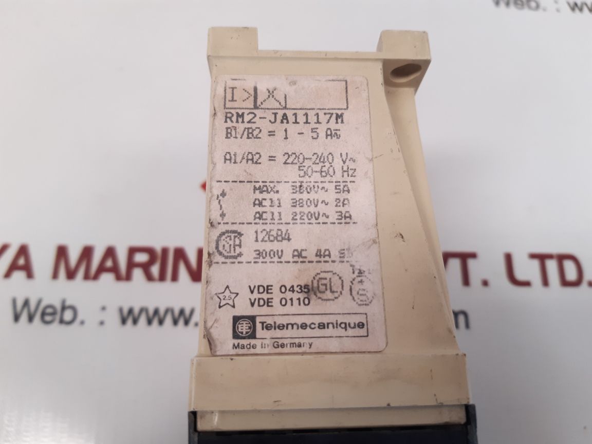 Telemecanique Rm2-ja1117M Control Relay 220-240V~ 50-60Hz - Image 3