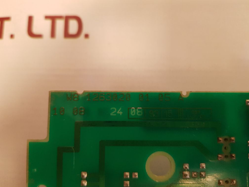 Telemecanique 1263020 01 a pcb card 4p 32713379 - Image 7