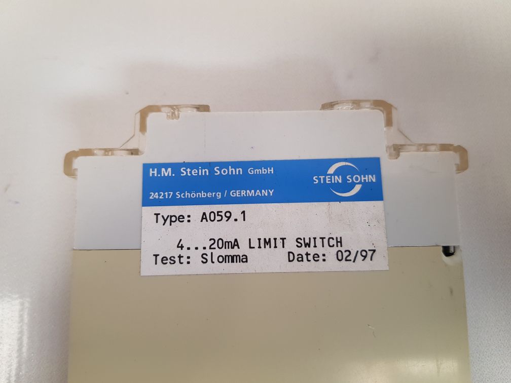 Stein sohn a059.1 limit switch 4-20ma - Image 8
