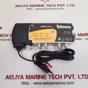 Televes 534411 kve1g303528 microkom t4 35ret65 multiband amplifier