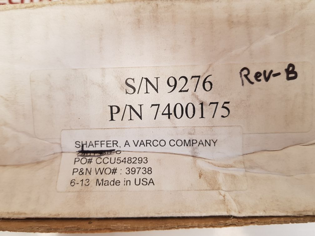 Shaffer 7400175 rev b solenoid valve new - Image 8
