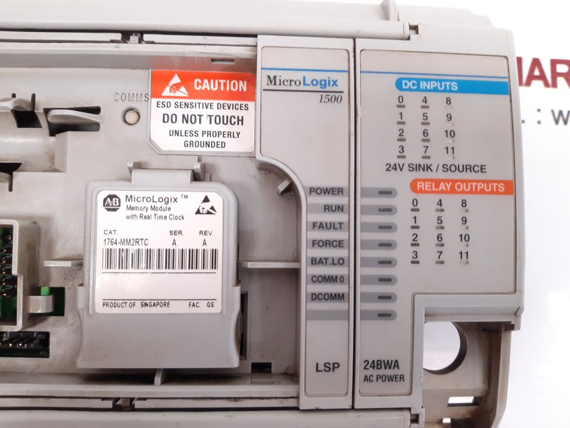 Allen-bradley 1764-lps micrologix 1500 processor module - Image 4