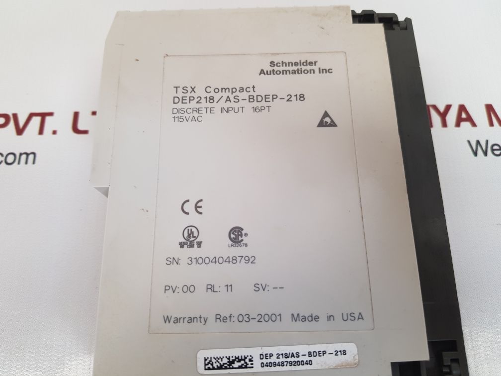 Schneider/aeg dep 218/as-bdep-218 discrete input 16pt module rel:11 - Image 7