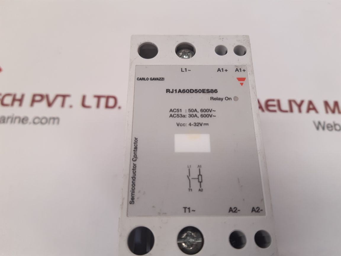 Carlo gavazzi rj1a60d50es86 semiconductor contactor - Image 6
